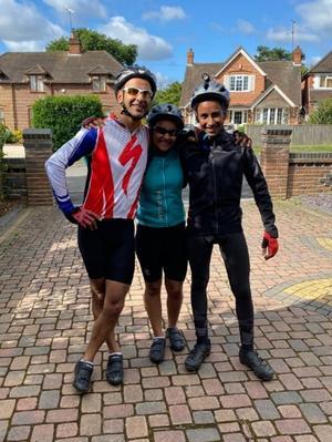 Practice cycle Reading to Cheltenham with Dad (Suki) and older brother (Rajan) (115km 12 yrs old).jpg